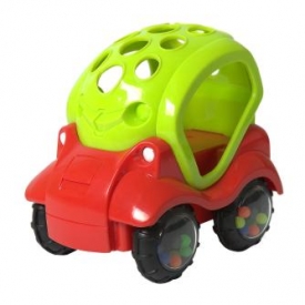 Машинка-неразбивайка Baby Trend зелено-красная