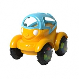 Машинка-неразбивайка Baby Trend сине-желтая