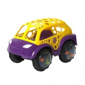 Машинка-неразбивайка Baby Trend желто-фиолетовая