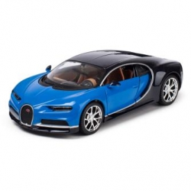 Машинка MAISTO 1:24 Bugatti Chiron Голубо-черная 31514