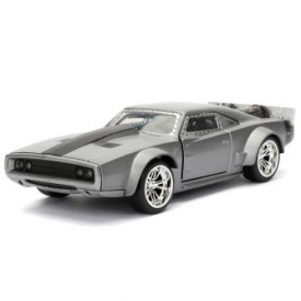 Машинка Fast and Furious Jada 1:32 Ff8 Ice Charger-Free Rolling Серая 98299