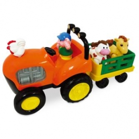 Развивающая игрушка Kiddieland Трактор фермера с животными (KID 052746)