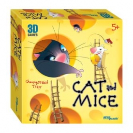 Игра развивающая Step Puzzle Кошки-мышки Ловушки сырной пирамиды 76099