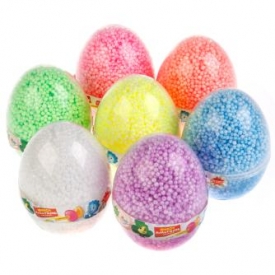 Пластилин шариковый Multiart Фиксики с блестками в яйце 237865