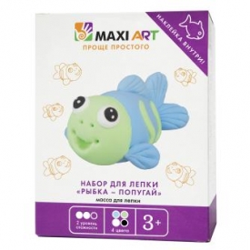 Набор для лепки Maxi Art Рыбка - Попугай МА-0816-11