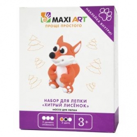 Набор для лепки Maxi Art Хитрый Лисёнок МА-0816-17