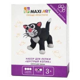 Набор для лепки Maxi Art Шустрый Котик МА-0816-18