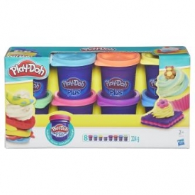 Набор пластилина Play-Doh PLUS 8 баночек