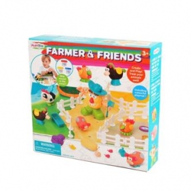 Набор с пластилином Playgo Фермер и друзья