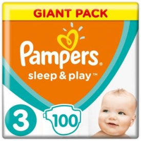Подгузники Pampers Sleep and Play 3 6-10кг 100шт