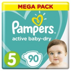 Подгузники Pampers Active Baby-Dry 5 11-16кг 90шт
