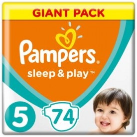 Подгузники Pampers Sleep and Play 5 11-16кг 74шт