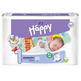 Подгузники Bella baby Happy Newborn 1 2-5кг 25шт