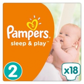 Подгузники Pampers Sleep and Play 3-6кг 18шт