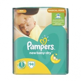 Подгузники Pampers New Baby Dry Newborn 2-5кг 94шт