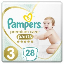 Подгузники-трусики Pampers Premium care 6-11кг 28шт