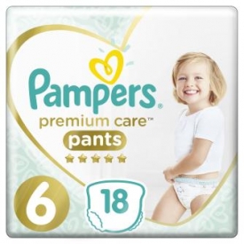 Подгузники-трусики Pampers Premium Care Pants Средняя Extra Large 6 15+кг 18шт