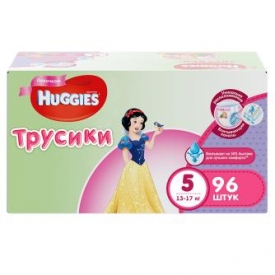 Подгузники-трусики для девочек Huggies Disney Box 13-17кг 96шт