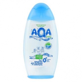 Средство для купания AQA baby и шампунь 2 в 1 250 мл