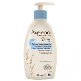 Гель для тела и волос Aveeno Baby Derma увлажняющий детский 300мл