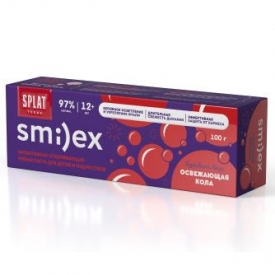 Зубная паста Splat Smilex Cool Cola 100г с 12лет