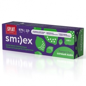 Зубная паста Splat Smilex juicy lime 100г с 12лет