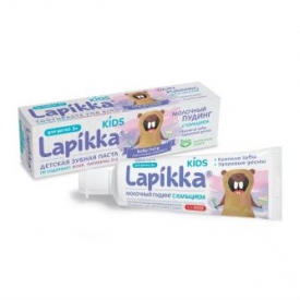 Зубная паста Lapikka Kids  Молочный пудинг с кальцием 45 г(7 лет)