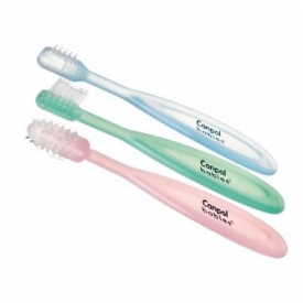Набор зубных щеток Canpol Babies (голубая, зеленая, розовая)