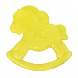 Прорезыватель с водой Курносики Любимые игрушки Лошадка Желтая