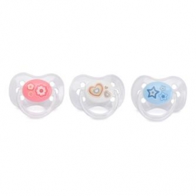 Пустышка Canpol Babies симметричная силиконовая 0-6 Newborn baby в ассортименте