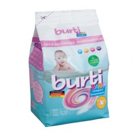 Концентрированный стиральный порошок Burti Baby для детского белья 0.9кг