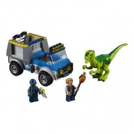 Конструктор LEGO Juniors Грузовик спасателей для перевозки раптора 10757