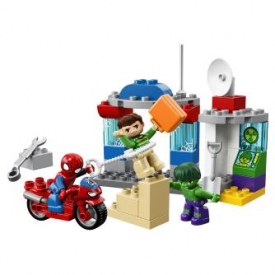 Конструктор LEGO DUPLO Super Heroes Приключения Человека-паука и Халка 10876