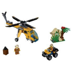 Конструктор LEGO City Jungle Explorers Грузовой вертолёт исследователей джунглей (60158)