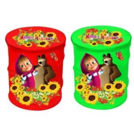 Корзина для игрушек Играем вместе Маша и медведь в ассортименте