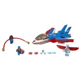 Конструктор LEGO Super Heroes Воздушная погоня Капитана Америка (76076)