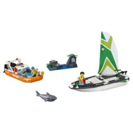 Конструктор LEGO City Coast Guard Операция по спасению парусной лодки (60168)