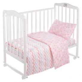 Комплект в кроватку Sweet Baby Colori 3предмета Rosa Розовый
