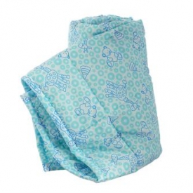 Одеяло стеганое Baby Nice 105х140 (файбер) голубое