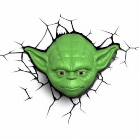 Светильник 3D 3DLightFx Star Wars Yoda Face