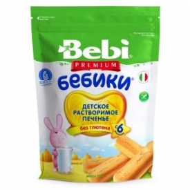 Печенье Bebi Premium Бебики без глютена 170г с 6месяцев