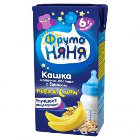 Кашка ФрутоНяня молочная овсяная с бананом 0,2 л с 6 месяцев