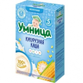 Каша Умница молочная кукурузная 200г 5 месяцев