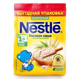 Каша Nestle безмолочная рис 160г с 4месяцев