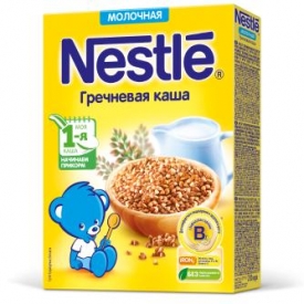 Каша Nestle молочная гречневая c бифидобактериями с 4 месяцев