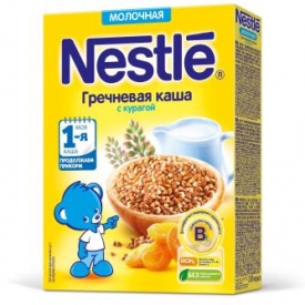 Каша Nestle молочная гречневая курага 220г 5месяцев