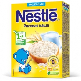 Каша Nestle молочная рисовая 220г с 4месяцев