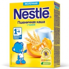 Каша Nestle пшеничная с тыквой 220г с 5месяцев