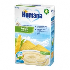 Каша Humana молочная кукурузная 200г с 4 месяцев