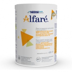 Смесь Nestle Alfare для детей с аллергией на коровий белок 400г